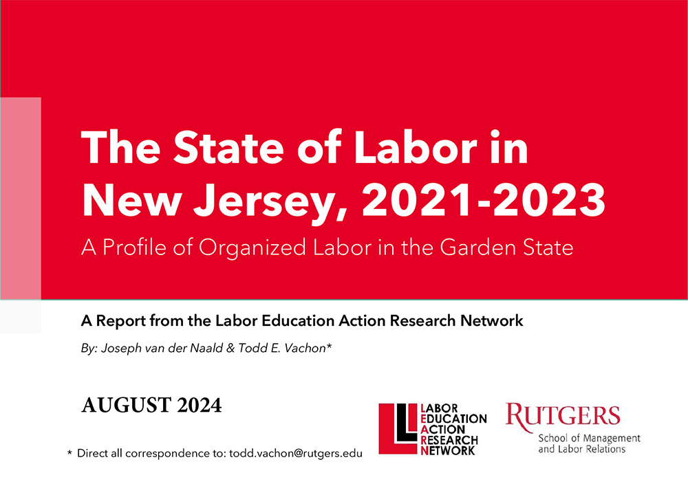 Image of State of Labor Report for August 2024 cover