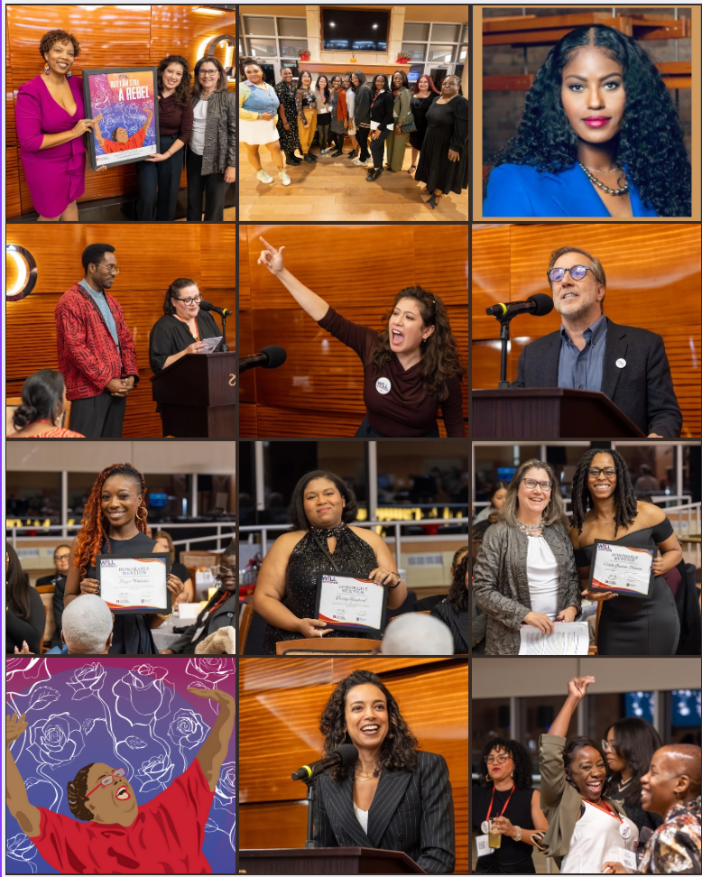 Collage of photos from the WE Awards 2025