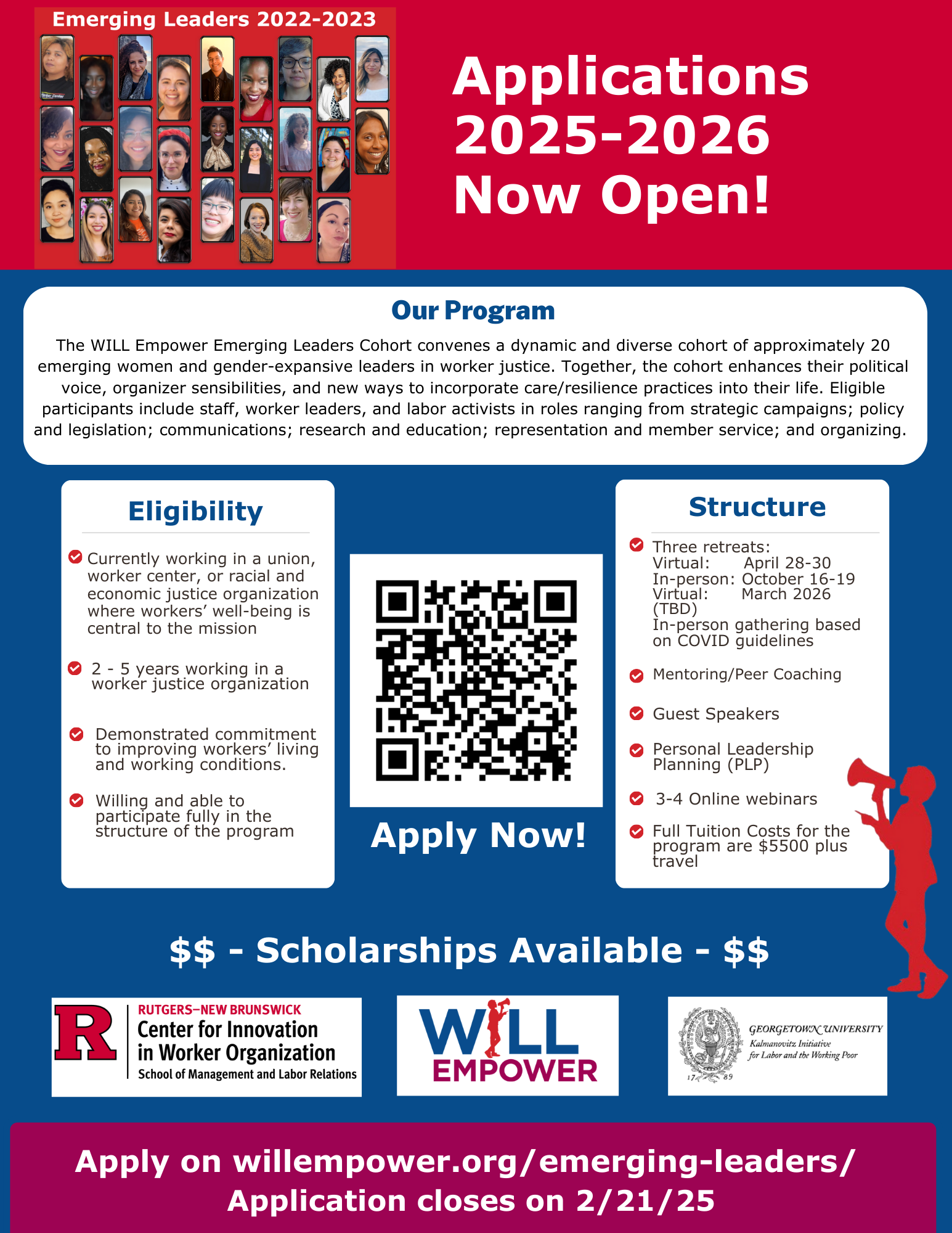 CIWO WILL Empower Emerging Leaders Cohort Program Flyer