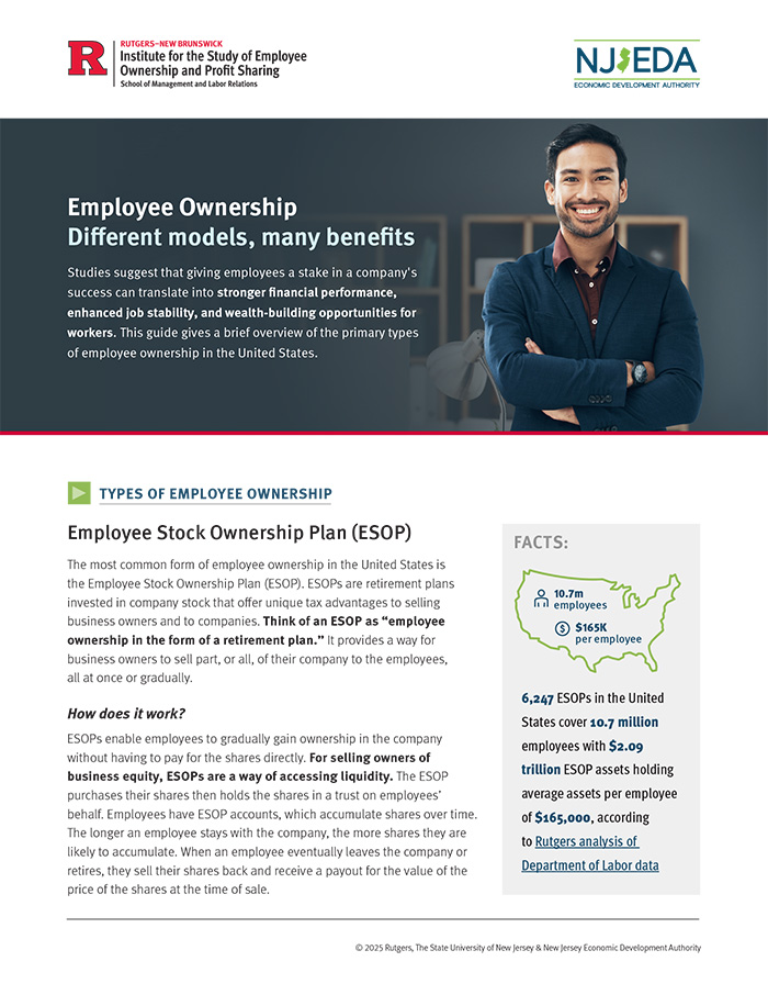Image of Employee Ownership flyer