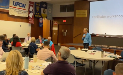 Image of peer facilitator training