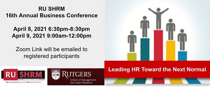 Image of RU SHRM 16th Annual Business Conference 4/8 and 4/9