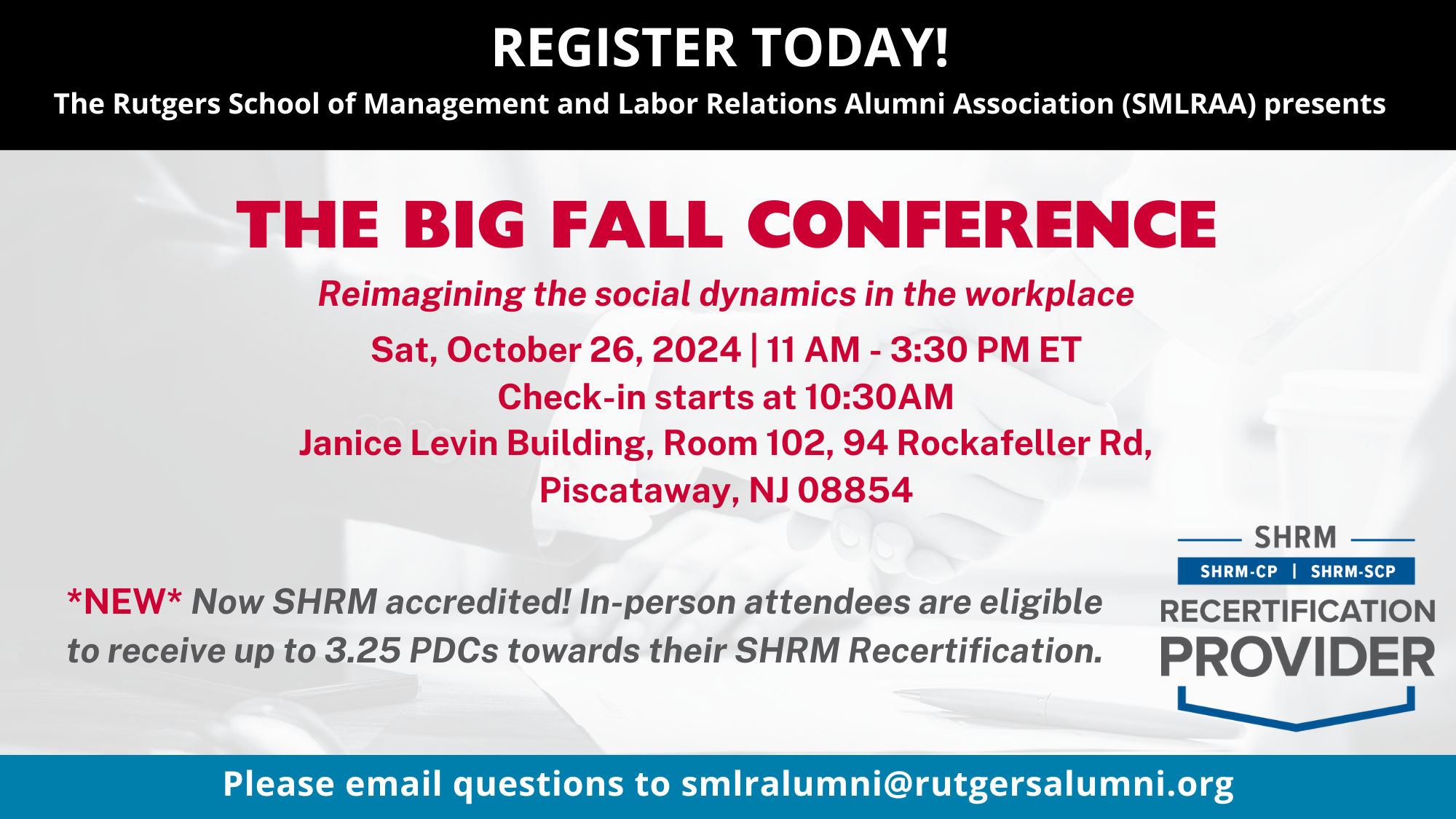 Image of SMLRAA Big Fall Conference Event image