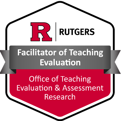 Image of Facilitator of Teaching Evaluation badge