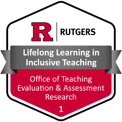 Image of Lifelong Learning in Inclusive Teaching badge