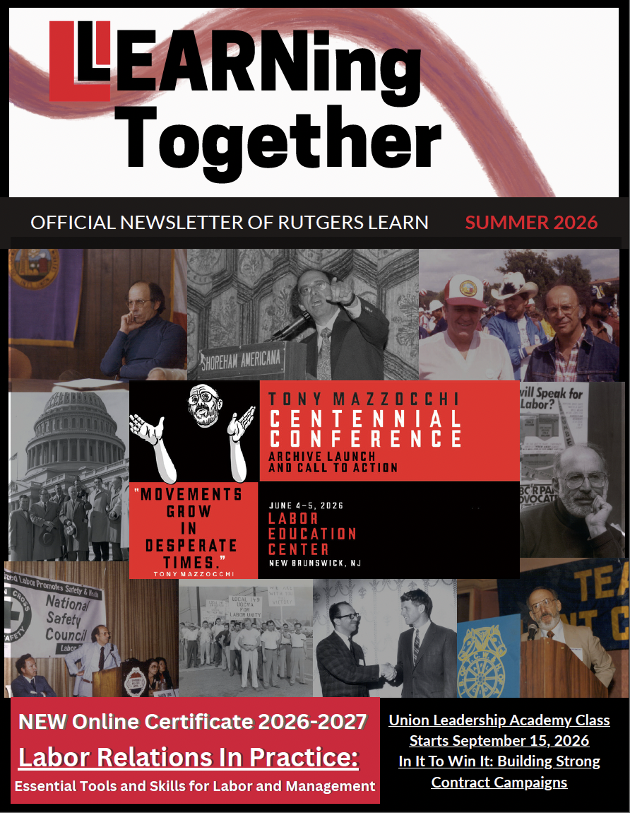 Image of LEARN summer 2026 newsletter cover