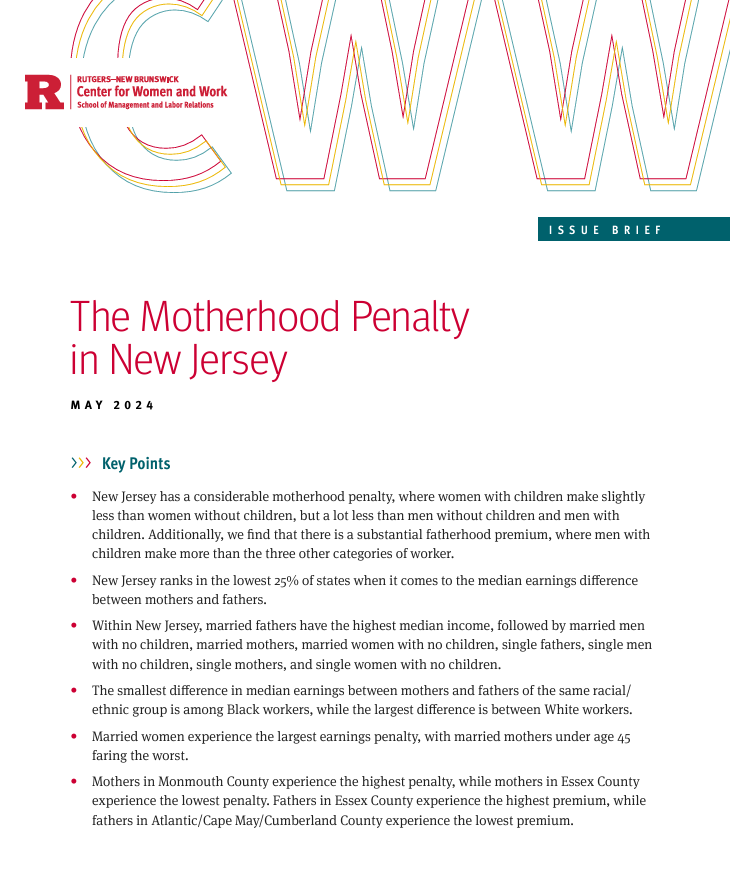 Image of Motherhood Penalty Front Page