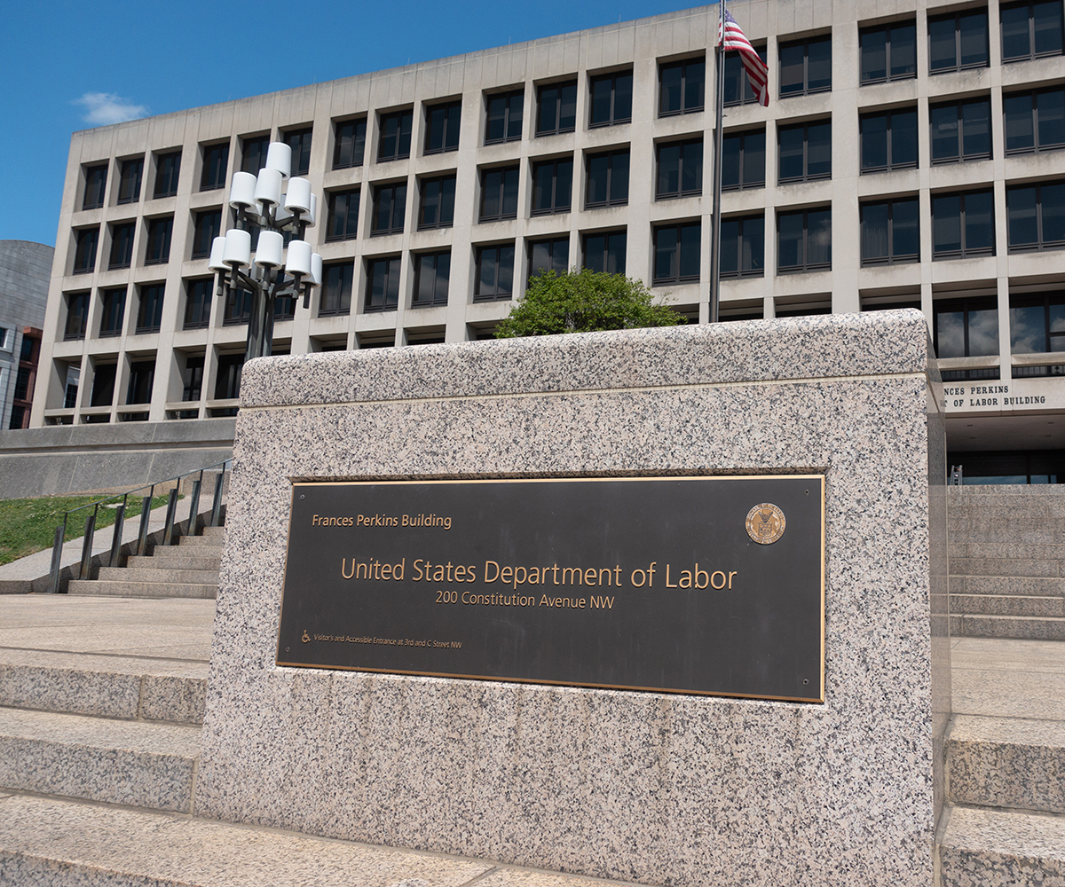 image of US Department of Labor building