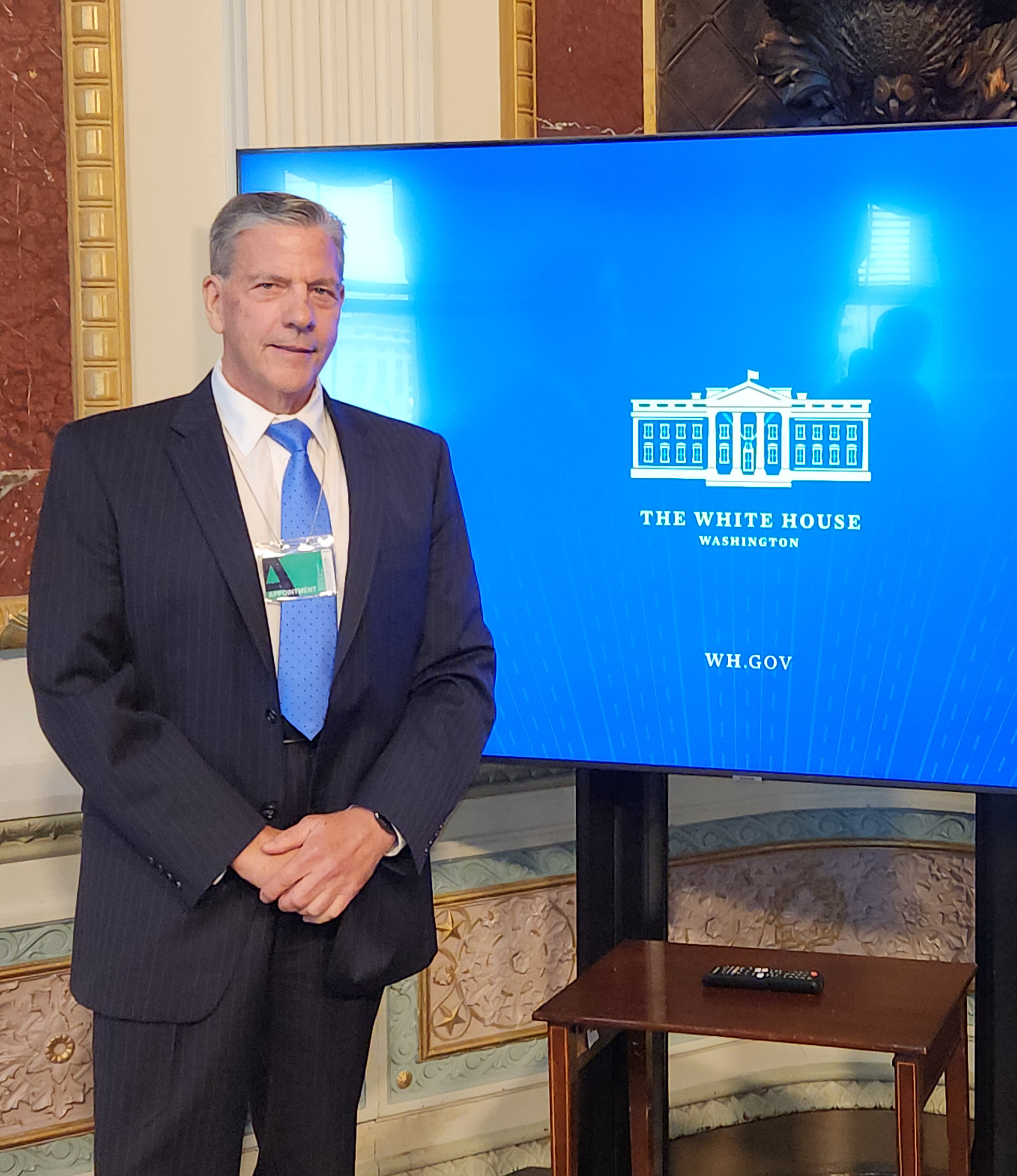 Photo of Bill Castellano at the White House