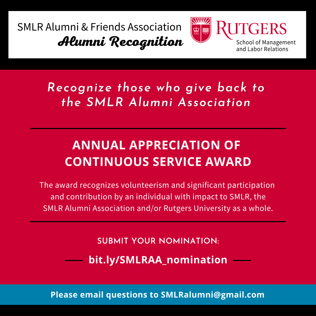 Image of Alumni Recognition Award