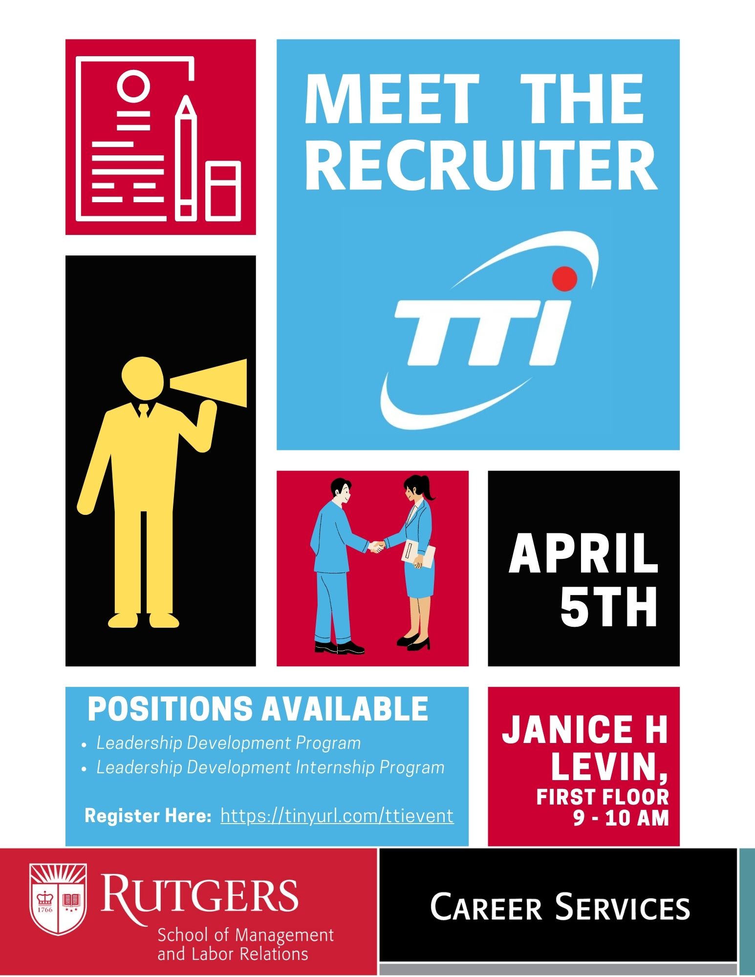Career Services Meet the Recruiter TTI Event
