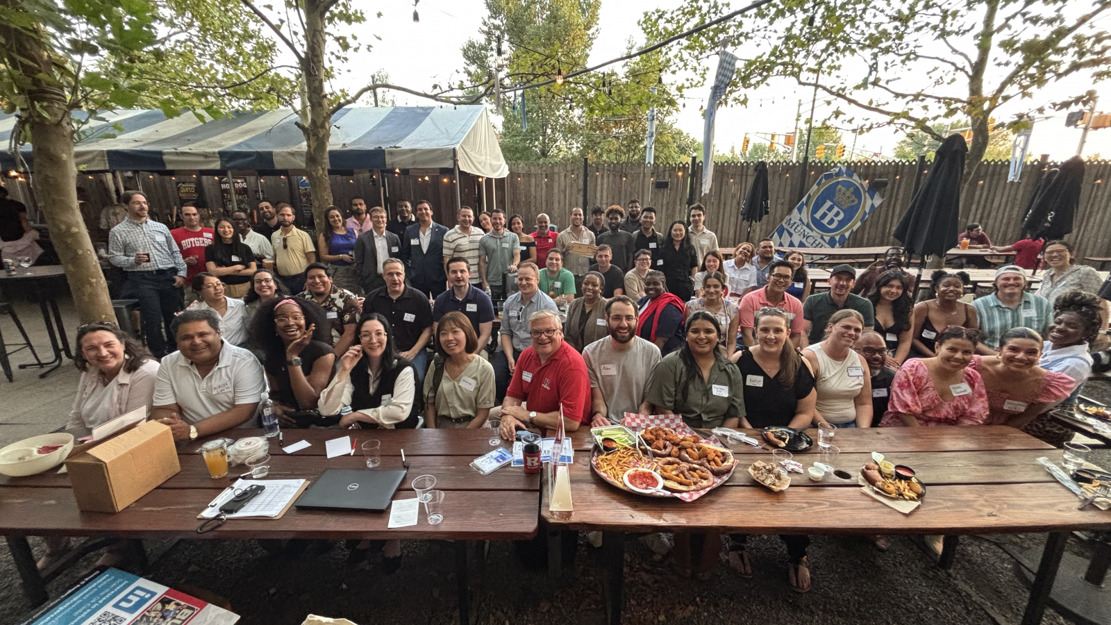 Group photo of 2025 SMLRAA Alumni Happy Hour attendees