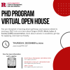 Imag of PhD Open House graphic