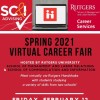 Spring 2021 Virtual Career Fair Image