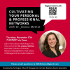 SMLRAA Cultivating Your Personal & Professional Networks with Dr. Jessica Methot