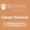 Image of Career Services HR & LR Panel/Networking Graphic