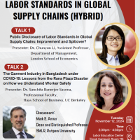 Image of CGWE Labor Standards in Global Supply Chains Event Flyer