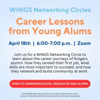 Image of Center for Women and Work WINGS Networking Circles Event
