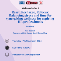 Image of RU SHRM Grad Wellness Part 2 event