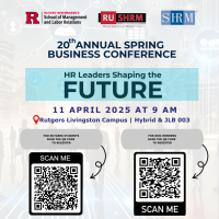 Image of RUSHRM 20th annual spring business conference 