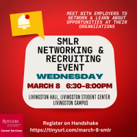 Image of Career Services SMLR Networking and Recruiting Event