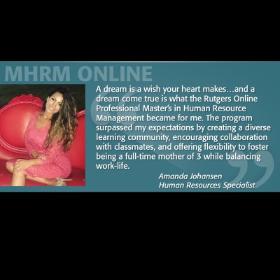 Image of Amanda Johansen Online MHRM Student Testimonial