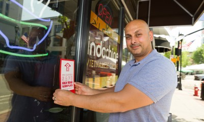 photo of Peterson teaching a class